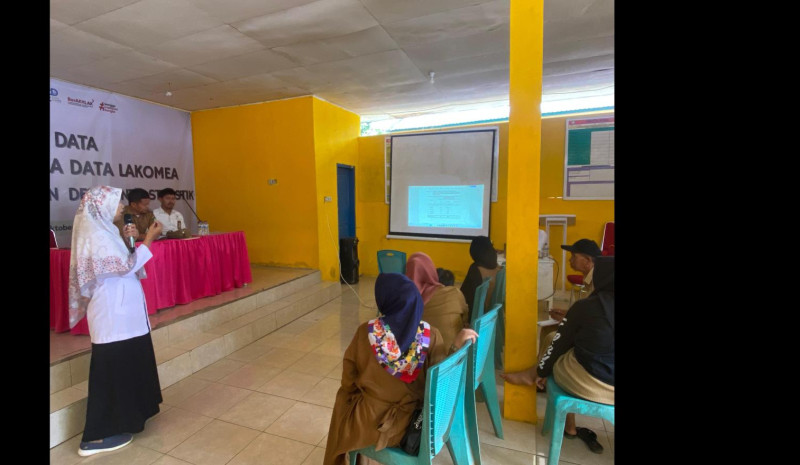 Desa Lakomea mengikuti Pembinaan Statistik terkait Analisis, Pemanfaatan Data, dan Statsitik Hayati